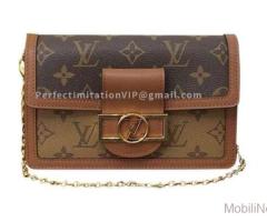 Louis vuitton dauphine chain wallet m68746