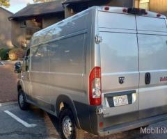 Ram Promaster cargo van to move household items