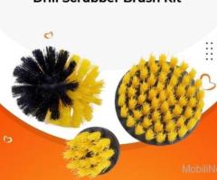 Drill scrubber brush kit