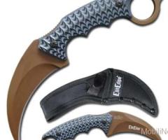 9.25 inches tactical karambit fixed blade g-10 handle knife