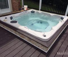 LARGE CUSTOM MADE HOT TUB MADE IN MOHNTON, PA