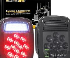 Partsam 2 pieces LED Jeep Taillights