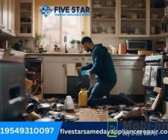 FAST & RELIABLE EMERGENCY APPLIANCE REPAIR - FIVE STAR SAME DAY APPLIANCE REPAIR